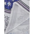 thumbnail image 3 of Sexy Dance Women Maxi Skirt Boho Long Skirts High Waist Bohemian Holiday Blue 3XL, 3 of 5