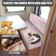 thumbnail image 5 of Uorisanigo RV Dinette Cushions Covers Stretch Pink Daisy Rv Camper Seat Cushion Slipcovers - Washable Sofa Couch Cushion Covers for RV Car Bench, 5 of 7