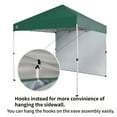 thumbnail image 6 of CROWN SHADES 8x8 Pop Up Canopy with 1 Side Wall One Push Setup Easy Outdoor Sun Shade for Events Parties Camping Forest Green, 6 of 6