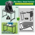 thumbnail image 4 of 838LB+ Capacity Garden Kneeler and Seat - Ultra Heavy Duty Stool Bench with Thick Soft Pad, Gift for Gardeners, 4 of 5