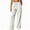 03-White, variant on Diufon Womens Lounge Pants Casual Ribbed Knit Pajama Pant Elastic High Waist Wide Leg Loose Pants Fall Trousers
