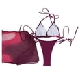 thumbnail image 4 of Women Bathing Suits Womens Bikini Stylish Floral Print Tankini Swimsuit Bikini With Design for Beach, 4 of 7