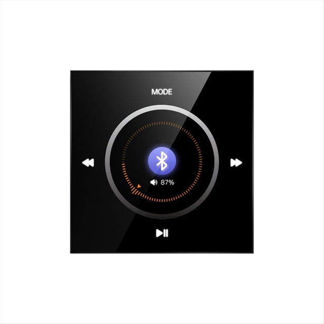 Panel de Control de Audio Bluetooth 86 de Pared con 2 Altavoces de Techo y Amplificador de 25 W para de Música Ambiental en Casa A