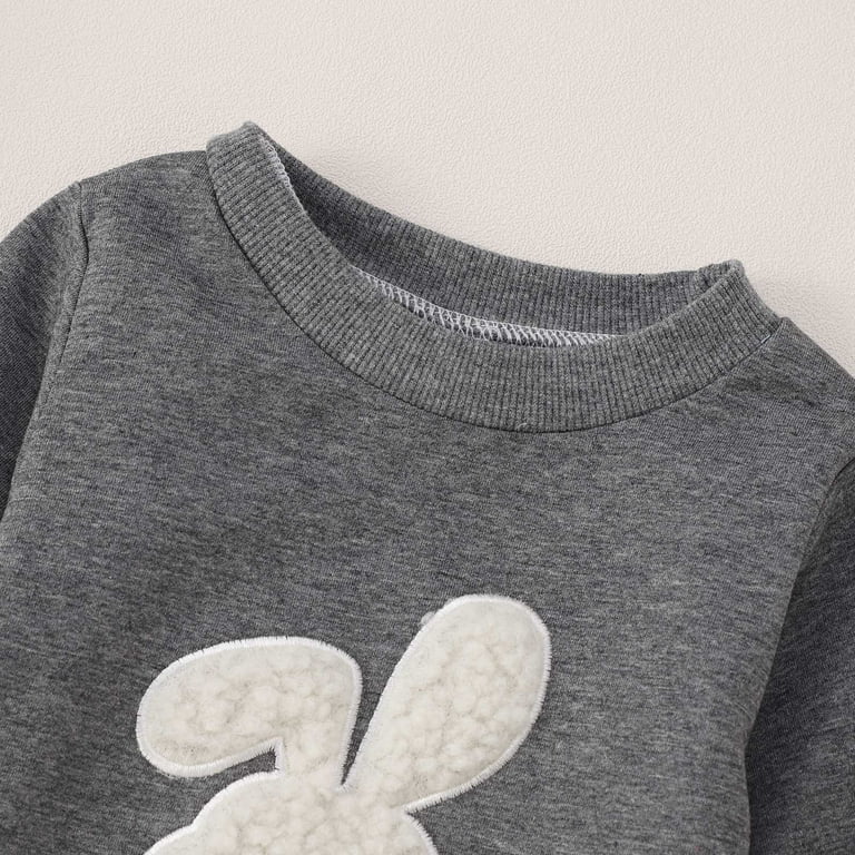 Bubble Romper Baby Girl Baby Boy and Girl Easter Bunny Embroidered