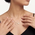 thumbnail image 4 of Beautlace Heart Necklace for Women,5A Cubic Zirconia Double Heart Pendant Necklace,18k Gold Plated Love Valentine’s Day Anniversary Birthday Christmas Jewelry Gift for Mom Wife Girlfriend, 4 of 12