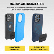 Scosche MAGTHD2I XL Magnetic Mount StickGrip Suction Mount Strong Hold for Tablets & Large Devices