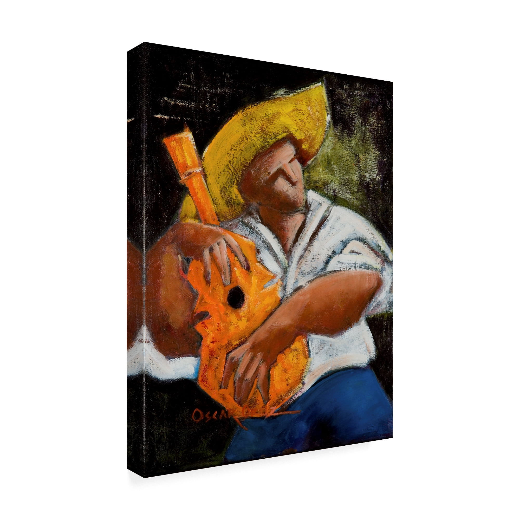 Trademark Fine Art 'Bravado Alla Prima' Canvas Art by Oscar Ortiz