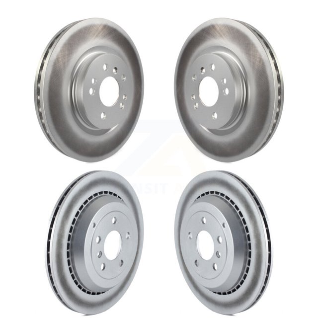 Genius Front Rear Coated Disc Brake Rotors Kit for Car Mercedes-Benz ML500 R320 R350 R500 with Vented Rotor KG-101009