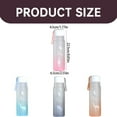 thumbnail image 3 of Leott Water Bottle for Everyday Use Clearance Sale! 560Ml Gradient Frosted Plastic Water Bottle Wide Mouth Leak Proof Water Cup Portable Space Cup, Portable Water Bottle Gray, 1*Portable Water Bottle, 3 of 7