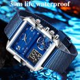 thumbnail image 3 of Reloj digital de cuarzo para hombre de lujo LIGE Relojes deportivos creativos, 3 of 7
