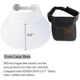 thumbnail image 3 of FL 2PCS Wide Brim Sun Visor Hat Women Large UV Protective Golf Beach Cap, 3 of 7