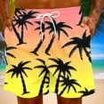 thumbnail image 5 of Midsumdr Mens Shorts Hawaiian Holiday Style Printing Casual Beach Shorts Summer Fashion Loose Plus Size Drawsting Shorts with Pockets, 5 of 7