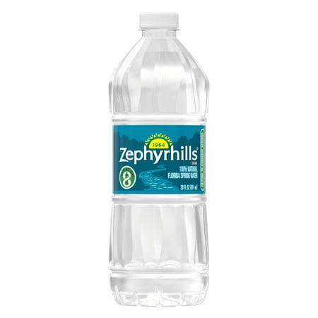 Zephyrhills Florida Spring Water, 20 Fl Oz, Single Plastic Bottle