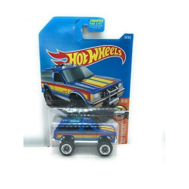 Hot Wheels 2017 HW Hot Trucks Chevy Blazer 4×4 34/365 Azul