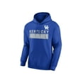 thumbnail image 2 of NCAA Kentucky Wildcats Men's Royal Stacked Cotton Fleece Pullover Hoodie, Up to Size 3XL, 2 of 3