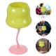 thumbnail image 5 of Copa de vino copa de vino de cristal creativa copa de vino con tallo trenzado interior en forma de rosa para fiesta, 5 of 5