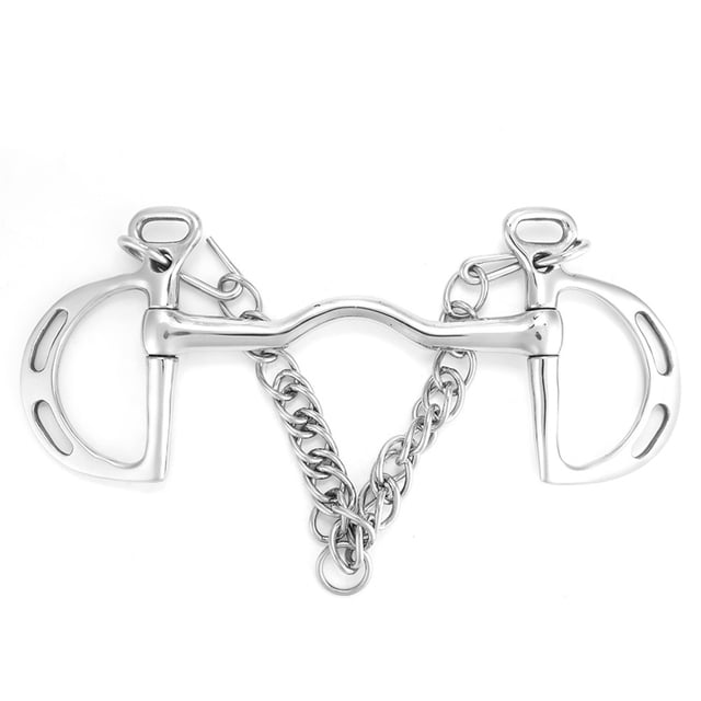 Bouche de Cheval en Acier Inoxydable, Mors de Bouche de Cheval Durable, Cheval Argenté Anti-Rouille pour une Utilisation de Longue Durée