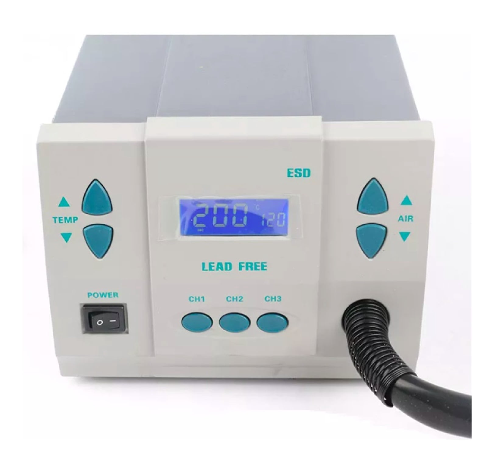 Hot Air Gun 861DW Thermal Blower Soldering Hot Gun Electronic Soldering Rework Station For PCB Repair ,Fast Heating and Auto Hibernate