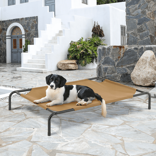 Folding Dog Cot Elevated Dog Bed For Large Dog Portable Raised Dog