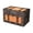 Yellow, variant on Trunk Inspired Memory Box with Lid, Decorative Rectangular , Side Handles, Closure, Countertop Storage