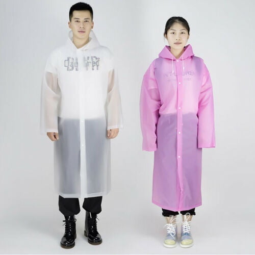 Impermeable impermeable a Capuche a Bouton d Une Seule Piece pour Femme