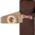 thumbnail image 3 of Moda cuero cintura cinturón cintura banda mujer faja para suéteres s pantalones Hugo Cinturones de mujer, 3 of 9