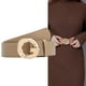 thumbnail image 3 of Cinturón elegante Salvador de material cuero PU para mujer con hebilla de aleación ancho Ajustable, 3 of 9