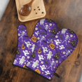 thumbnail image 5 of Cute Oven Mitts,Cute Halloween Icons Pattern Oven Mitt 2-Pack Set,Kitchen Gloves for Oven,Heat Resistant Oven Mitts 7.7"x12", 5 of 7