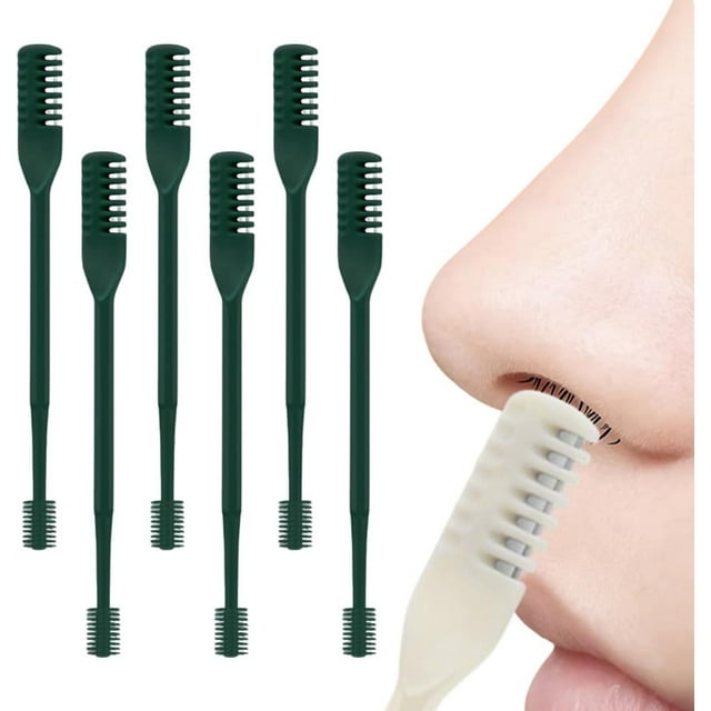 2025 Upgraded 2-in-1 Nasal Hair Cutter with Ear Picker Green