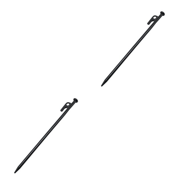 Toystoory Clavija para tienda Agujero para colgar Cabeza al ras Estacas para toldo Suministros para uñas de viaje Type2 NO2