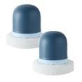 thumbnail image 1 of Oleegame 2PC Cleaning Brush Sponge Kitchen Pot Brush With Handle Reusable And Washable Eraser Cleaner Rust Removal Tool Sink Pot Dish Scrubber Bathroom Decontamination Cleaning Brush Blue, 1 of 3