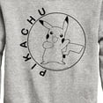 thumbnail image 3 of Pokémon - Happy Pikachu - Youth Crewneck Fleece Sweatshirt, 3 of 5