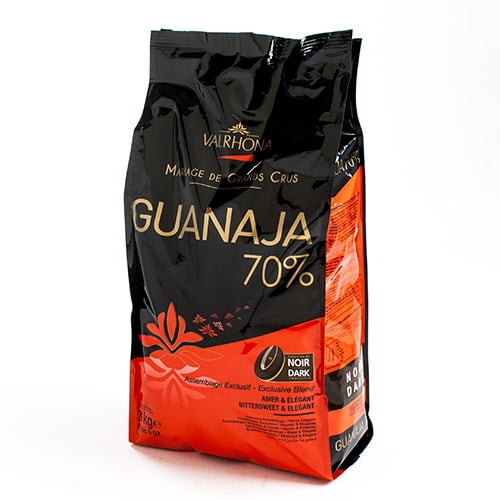 Valrhona Guanaja Chocolate Couverture Extra Bitter Feves 70 (6.6 pound