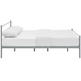 thumbnail image 5 of Modway Alina Powder Coated Sturdy Steel Full Platform Bed Frame in Gray, 5 of 6