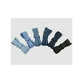 thumbnail image 3 of INSPIRE CHIC Cotton Blend Denim Flat Shoelace, 0.31'' Width Shoe Laces for Sneakers, 3 of 7