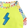 thumbnail image 5 of Oodles Green Lightning Bolt Spring 2-Piece Dog Swimsuit, XS, 5 of 8