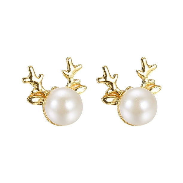 onlyliua Buscador de Regalos Pendientes Navideños de Moda para Damas Pendientes de Papá Noel