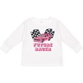 thumbnail image 3 of Inktastic Pink Future Racer Boys or Girls Long Sleeve Toddler T-Shirt, 3 of 5