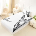 thumbnail image 4 of Erosebridal Cartoon Donkey Twin Sheet Sets for Kid, Cute Animal Bedding, 3pcs, 4 of 5