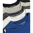 thumbnail image 3 of BROOKLYN VERTICAL Men's 5-Pack Quick Dry-Fit Moisture Wicking Active Athletic Performance T-Shirt, 3 of 5