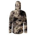 thumbnail image 5 of Mens Hooded Sun Camo Shirt Upf 50+ UV Rash Guard Shirt Long Sleeve Lightweight Sun Protection Cooling Hoodies with Face Cover,Gray L, 5 of 5