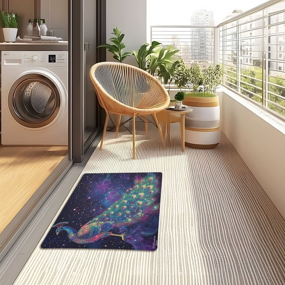 YAZAOO Floor Mats 32x20in Starlit Splendor Creativity Doormats