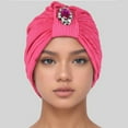 thumbnail image 2 of SUNSIOM Turbans pour Femmes Design Strass Décontracté Élégant Tête Tressée Turbans, 2 of 5