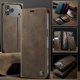 thumbnail image 4 of For iPhone 17 Pro Max Case CASEME 033 Series RFID Blocking Wallet Stand Calf Texture Leather Phone C, 4 of 5