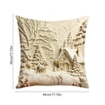 thumbnail image 5 of KFUIRDE Christmas-Printed Cushion Cover 18x18in, 3D Printed Sofa Pillow with Festive Christmas Theme, Decorative Cushion Case for Couch Living Room, Xmas Holiday Home Decor B, 5 of 5