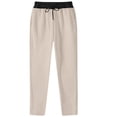 thumbnail image 5 of Blekii Kids Boys Girls Double Color Sweatpants Athletic Running Pants Long Sports Fitness Bottoms, Beige, 100, 5 of 7