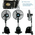 thumbnail image 6 of TECHTONGDA Industrial Misting Fan Dust Removal Spray Humidifier Floor Mounted Fan 26", 6 of 9