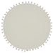 thumbnail image 3 of Saro Lifestyle 2802.W15R Set de 4 Sets de Table Ronds 15 Po. Pompon, Blanc, 3 of 4