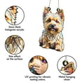 thumbnail image 3 of 89Bloom Cairn Terrier Stained Glass Hologram Ornament, Dog Stained Glass Suncatcher Ornaments Home Decor, Dog Holographic Ornaments, 3 of 7