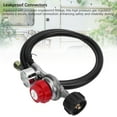 thumbnail image 4 of Régulateur de Gaz Haute Pression 5 Pieds 0 à 30 PSI Réglable avec Manomètre pour RV Van Remorque Réservoir d'Essence Adaptateur, 4 of 7